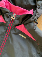 Load image into Gallery viewer, Reebok Zip Jacket with Hood in Black / Pink (2011) - Bisy Clothing