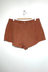 RUSTY Size 14(AU) XL (US) Copper Cut Off Shorts Women's APR2721 - Bisy Clothing