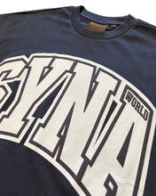 將圖片載入圖庫檢視器 Syna World College Short Sleeve T-Shirt in Navy - Bisy Clothing