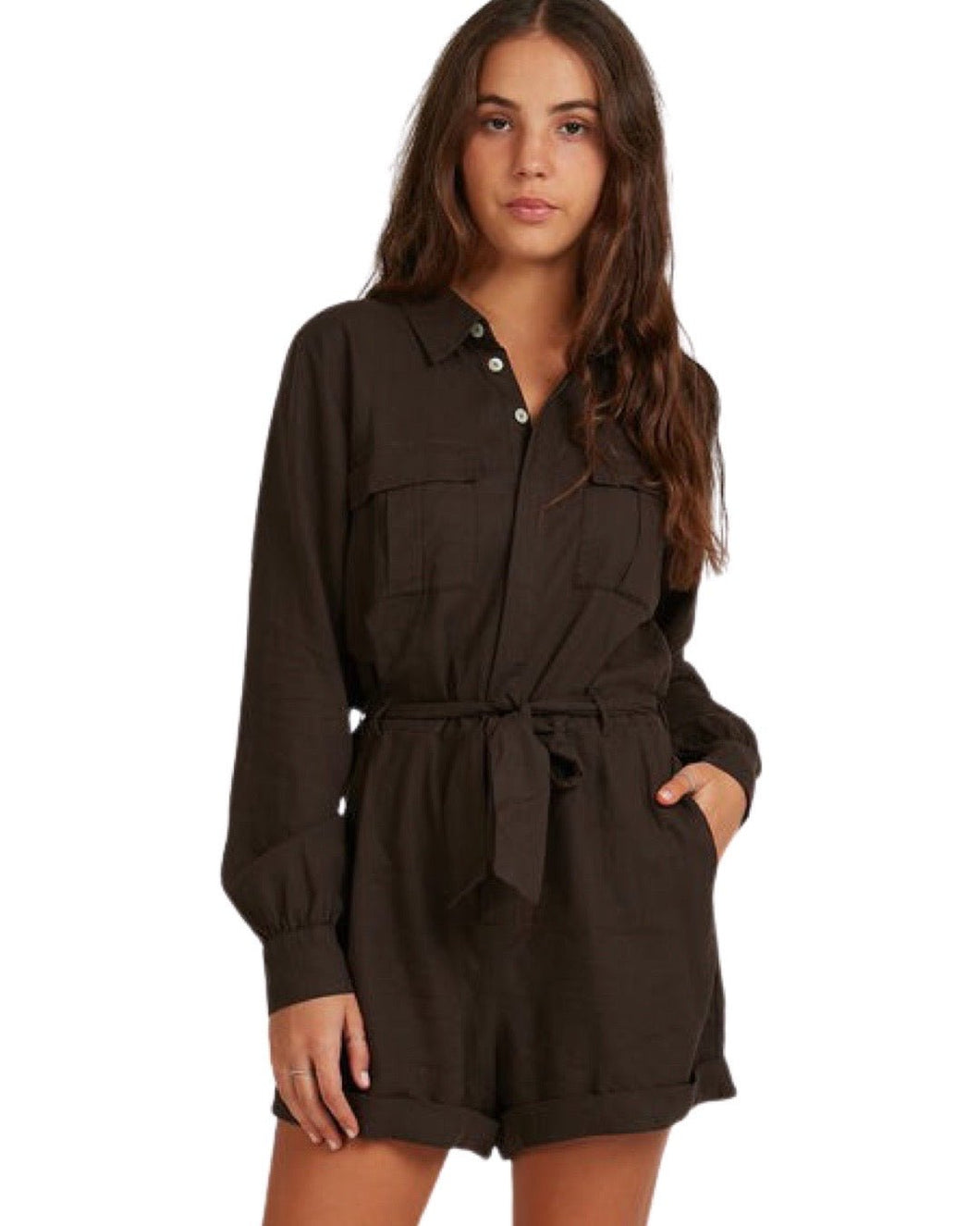 TIGERLILY Kara Boilersuit in Chocolate New RRP $249.00 - Bisy Clothing