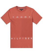 Load image into Gallery viewer, Tommy Hilfiger Mono Flag Short Sleeve T-Shirt Dusty Copper⏐ Size XS - Bisy Clothing