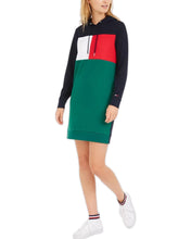 Load image into Gallery viewer, Tommy Hilfiger Sweatshirt Jumper Dress with Hood - Bisy Clothing