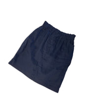 Load image into Gallery viewer, WITCHERY Size 6 Dark Navy Linen Skirt APR1721 - Bisy Clothing