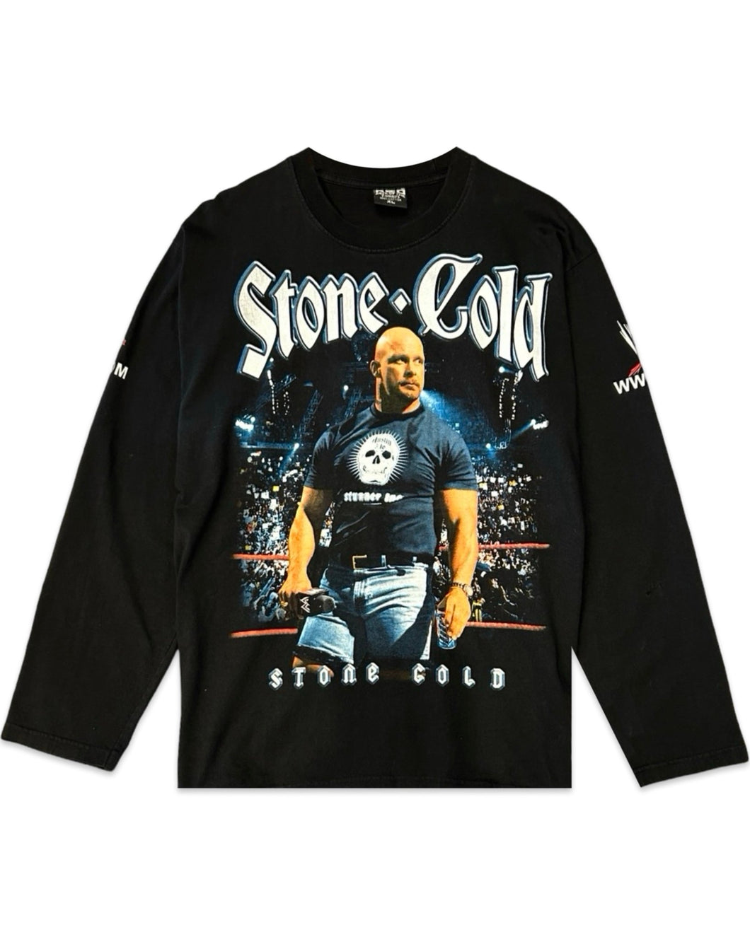 WWE Stone Cold Steve Austin 3:16 Long Sleeve T-Shirt in Black - Bisy Clothing