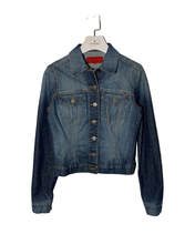 Load image into Gallery viewer, FCUK Size 8 French Connection Denim Button Jacket Womens JUN3821