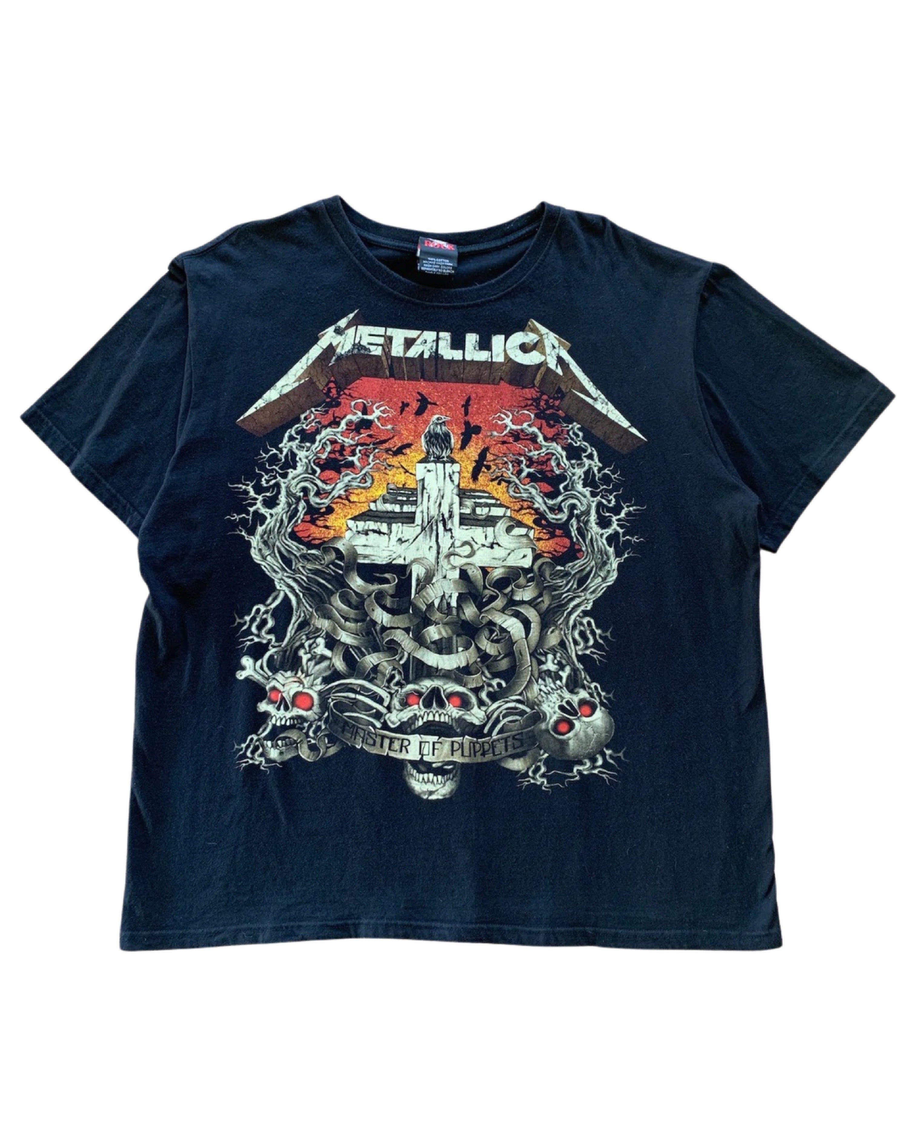 Vintage metallica master on sale of puppets t shirt